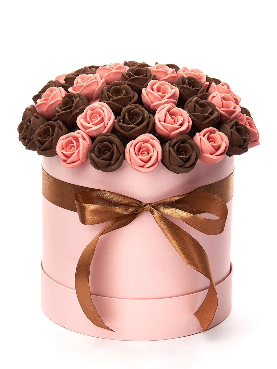 Букет Из Шоколадных Роз Фото